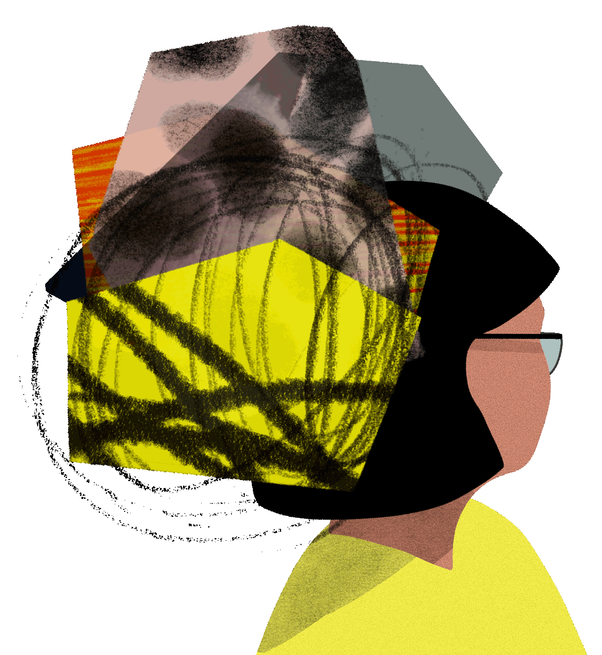 Illustration of the founder of Sérieux Bazar